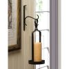 Accent Plus Hanging Glass Candle Holder Sconce