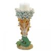 Dragon Crest Mermaid and Coral Candle Holder