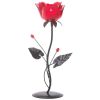 Accent Plus Red Rose Candle Holder