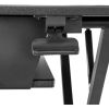 StarTech.com Sit Stand Desk Converter - Keyboard Tray - Height Adjustable Ergonomic Desktop/Tabletop Standing Desk - Large 35"x21" Surface