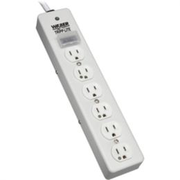 Tripp Lite Surge Protector Power Strip Medical Hospital RT Angle Plug 6 Outlet 6' Cord