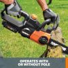 Worx 20V 10" Cordless Pole/Chain Saw With Auto-Tension