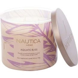 Nautica Aquatic Bliss By Nautica Candle 14.5 Oz For Women